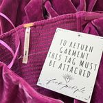 Free People NWT Velvet Romper Strapless Photo 2