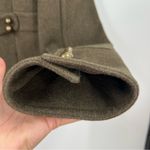 J.Crew Green Military Wool Brass Button Jacket Photo 11