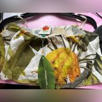 Farm Rio NWT  Banana Palm Leaf Crop Top Large Revolve Photo 5