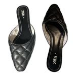 ZARA Quilted Flat Mules size 7 ( 38 ) Photo 5