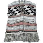 Denim & Supply Ralph Lauren Denim & Supply Sweater Womens XS Southwestern Blanket Poncho Oversized Bohemian Photo 0