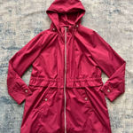 Vince Camuto  Wine Lightweight Wind Water Resistant Rain Jacket XL Photo 0