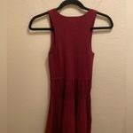 Club Monaco Sleeveless Burgundy Mini Sweater Dress Photo 5
