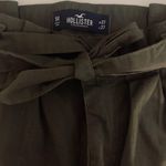 Hollister Women’s Paper bag Pants Army Green Size 27 Photo 3