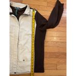 Lauren Ralph Lauren Active‎ Crest Scuba Jacket 2X women's cream and brown Size XXL Photo 6