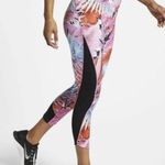 Nike NWOT  Women’s Dri-Fit Multicolor Tropical Cropped Leggings Size M Photo 1