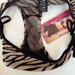 XOXO NWT vintage zebra print bikini bottom dead stock size small made in USA Photo 4