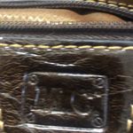 Marc Chantal Embossed Croc Purse Brown Satchel Tassel Photo 7