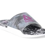 Reebok Pink and Grey Slides Photo 5
