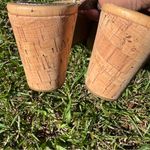 Coach Jorgina Tan and Silver Wedge Sandals Size 10 Photo 4