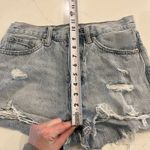 Pistola  Nova High Rise‎ Relaxed Cut Off Shorts in Moonlight Size 26 Photo 9