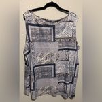 Chic Patchwork Women's Sleeveless Blouse Photo 1