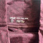 Aerie  Chill Play Move Leggings in Burgundy Photo 3