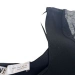 ZARA  Black Organza Tulle Puff Sleeve Square Neck Knit Maxi Dress Size Small Photo 2