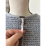 Free People  Love Me Tender Oversize Marled Blue Hooded Fringe Cardigan Photo 4