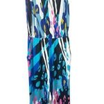 Hale Bob Multicolored Leopard Sleeveless Jumpsuit Mixed Print Colorful Wide Leg Photo 0
