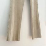Moda International Vintage Y2K Leather Pants Beige Size 6 Photo 7