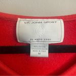 St. John  SPORT embroidered logo sweatshirt made in Italy Photo 2