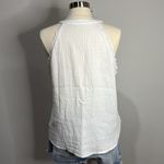 Cupshe White Gauze w/Lace Trim Tank Top Size L NWT Photo 1