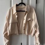 2X Arula Cream Lightweight Crop Jacket Photo 0