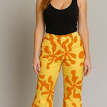 958 Arthur MID RISE FLARE PANT IN TEQUILA SUNRISE Orange Size 8 Photo 0