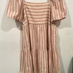 Loft Puff Sleeve Cotton Dress Size 12 Photo 3