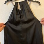 Badgley Mischka Belle by Julier Satin Halter Neck Sleeveless A-Line Dress Photo 11