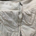 No Comment Cream Bomber Jacket with Quilted Design and High Collar Photo 4