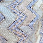 Sharif Vintage Chevron Zig Zag Leather Drawstring Photo 5