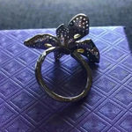 Custom Made Unique Luxury Prom Ring Yellow Photo 5