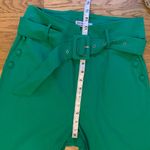 High waist belted pants Kelly green size M Size M Photo 8