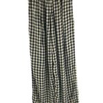 We Wore What Womens Pants Pull On Wide Leg Gingham Plaid Yellow Black XXS Photo 1