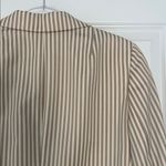 Akris Punto Wool Striped Blazer Hidden Closures Size 12 Photo 9