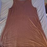 J Jill womens 2x rust sleeveless henley tunic dress cotton/modal pockets Orange Photo 7