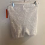 Colsie Womens White Plush Fleece Lounge Shorts M Medium Waist 32” NWT New Photo 3