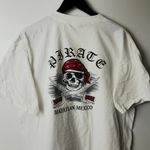 Vintage Y2K Pirate Mazatlan Mexico T Shirt White XL Extra Large Captain Skull Photo 15