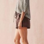 Anthropologie Omika Isla Tasseled Blouse Elliot Galapago Womens Size Small Green Photo 2