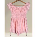 Tularosa  Revolve Julianna Romper in Blush Pink Stripe Sz XS $228‎ Photo 5