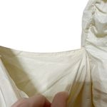 Doen Cecilia Dress Women’s Small Cream Silk Maxi Puff Sleeve Romantic Photo 9