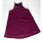 Lulus Dress Small Tell Me Swing Chiffon Strappy Mini Plum Purple Formal Spring Size XS Photo 3