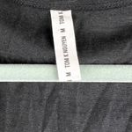 American Vintage Vintage Tom K Nguyen Black Lace Ruched Blouse Medium 90s Made in USA Photo 4