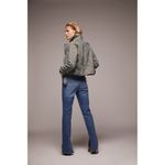 ZARA  ANIMAL PRINT BIKER JACKET size S wool blend Photo 4