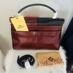 Patricia Nash Yoeky Top Handle Vintage Colorblock Leather Crossbody Bag, NWT Photo 2