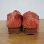 LLoyd; Germany Orange Snakeskin Italian Made Penny Loafers 37 Tan Size 6 Photo 7