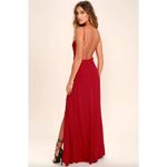 NBD  Dress Womens XS Stephania Lace Backless Maxi Red Sleeveless NWT Photo 1