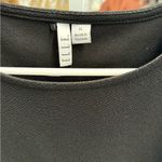 Elle  Elegant Black Floral Sheer Sleeve Business Top Photo 1