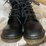 Dr. Martens  1469 W leather lace up Boot size 8 black smooth leather Photo 6