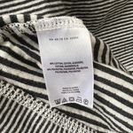 Maeve Anthropologie  Black & White Striped Cowl Neck Sweatshirt Photo 5