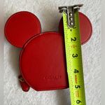 Coach Red Mickey Mouse Ear Coin Pouch Photo 12