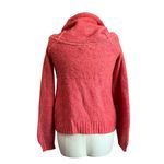 American Eagle  Outfitters Chunky Knit Off Shoulder Cowl Style Coral Sweater Sz S Photo 2